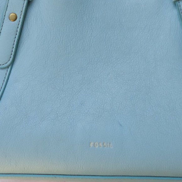 FOSSIL leather crossbody tote bag. - Picture 14 of 16